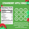 Strawberry Apple Rings - 5 Bags