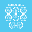 Rainbow Rolls - 5 Bags
